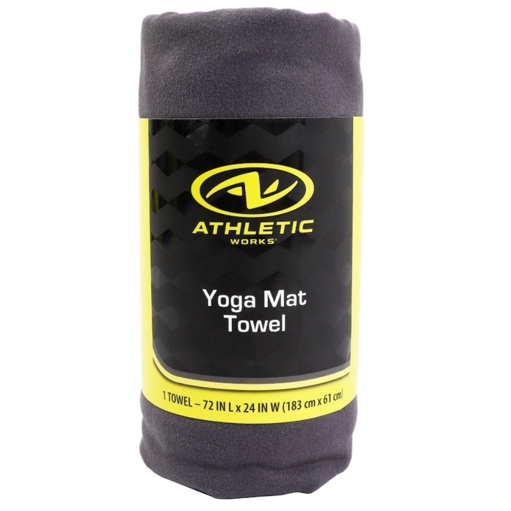 NWT Athletic Works Gray Yoga Mat Towel - Picture 7 of 12